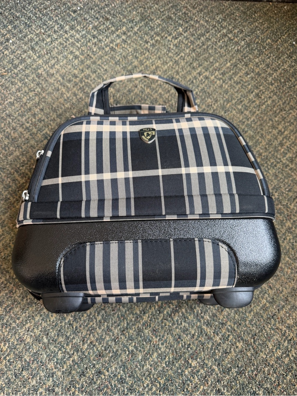 Heys Plaid Hybrid Hardcase Travel Overnight Weekender Bag Luggage